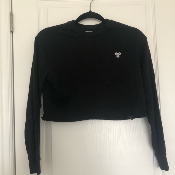 Aritzia’s TNA cropped long sleeve top - Picture 1 of 5